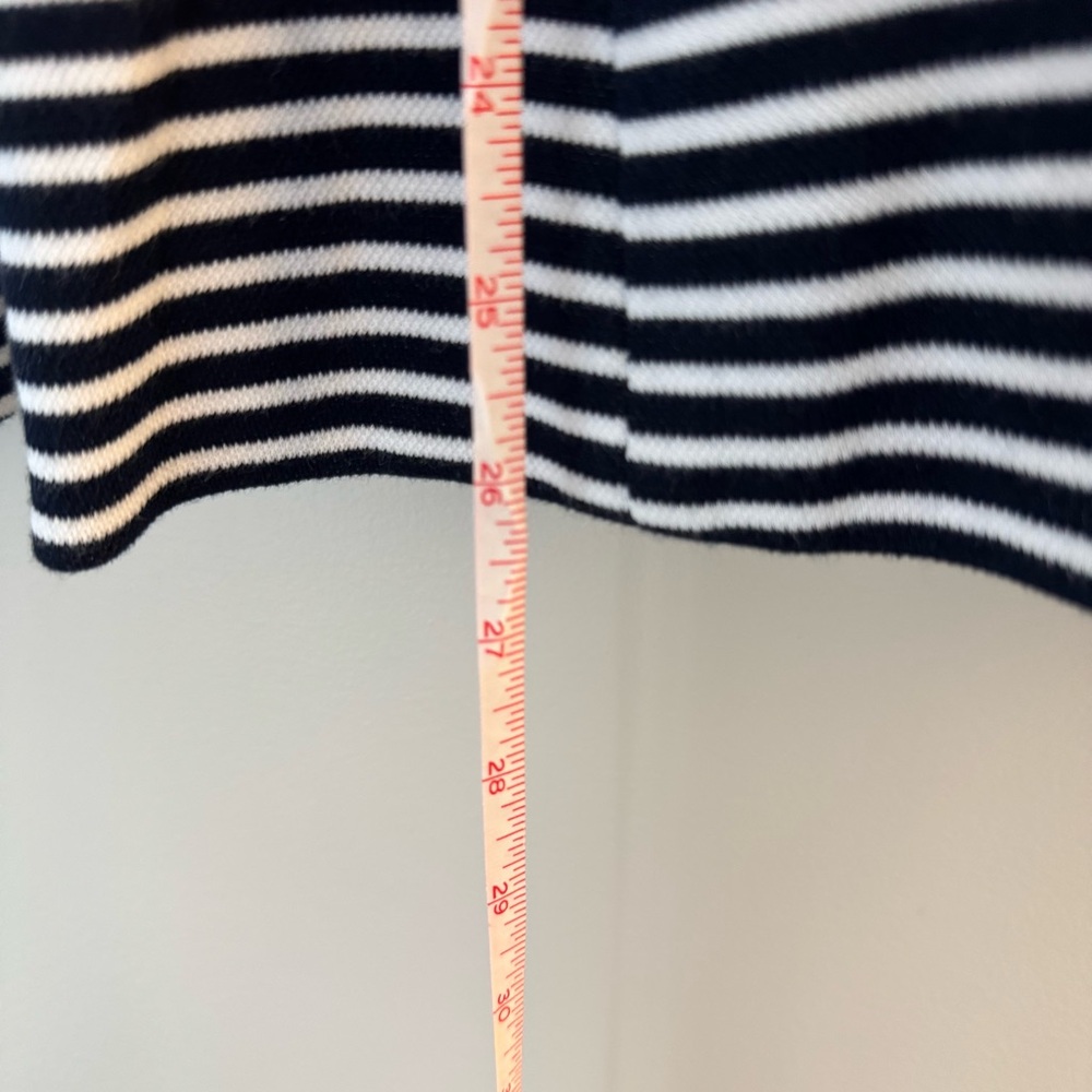 Ralph Lauren Navy and White Stripped Blazer Size Medium - Picture 5 of 7